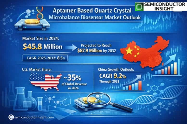 Aptamer Based Quartz Crystal Microbalance Biosensor Market Poised for Strong Growth by 2032 — Driven by High-Sensitivity Diagnostics