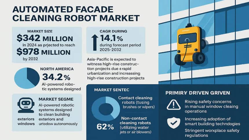 Automated Facade Cleaning Robot Market: Technological Advancements and Business Strategies 2032