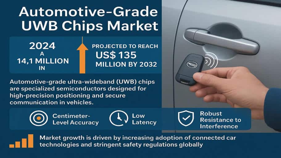 Automotive-Grade UWB Chips Market: Regional Outlook, Trends, and Growth Forecast 2032