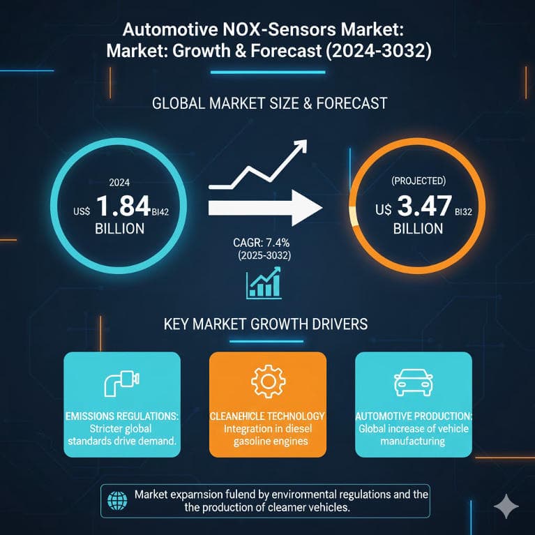 Global Automotive NOx Sensors Market: Market Size, Growth Drivers, and Forecast 2025–2032