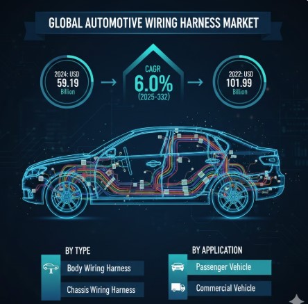 Automotive Wiring Harness Market CAGR in Growth : Share, Value, Size and Insights Analysis