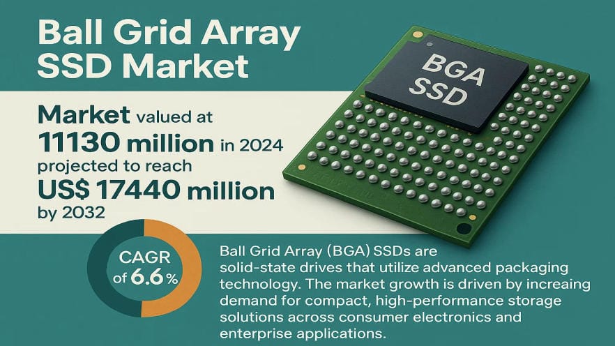 Ball Grid Array SSD Market: Trends, Insights, and Strategic Developments 2032