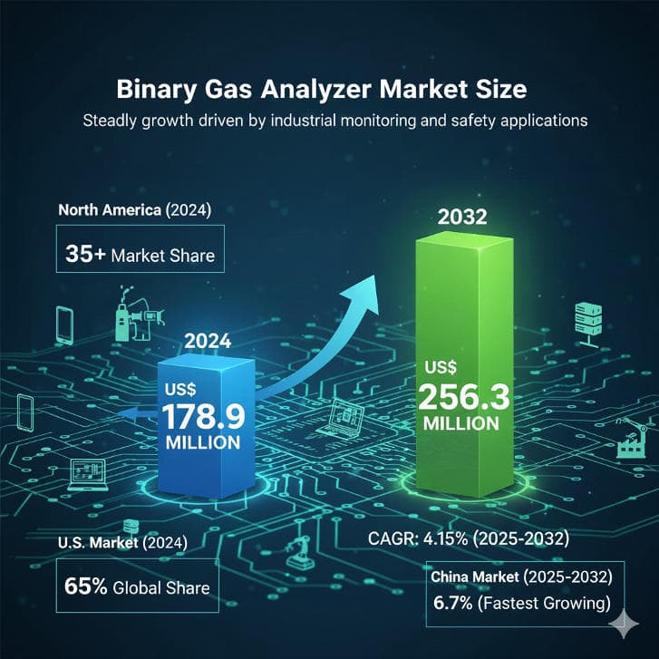 Binary Gas Analyzer Market: Market Size, Growth Drivers, and Forecast 2025–2032