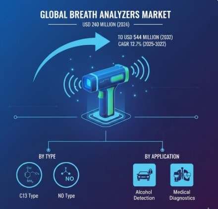 Breath Analyzers Market  CAGR in Growth : Share, Value, Size and Analysis Insights