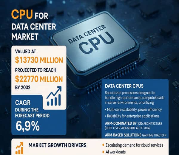 Data Center CPUs Market: Key Players, Top Trends & Market Size