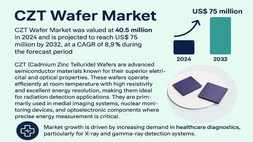 CZT Wafer Market: Global Market Size, Growth Drivers, and Forecast 2025–2032