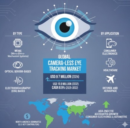 Cameraless Eye Tracking Market  CAGR : Growth, Share, Value, Insights and Trends