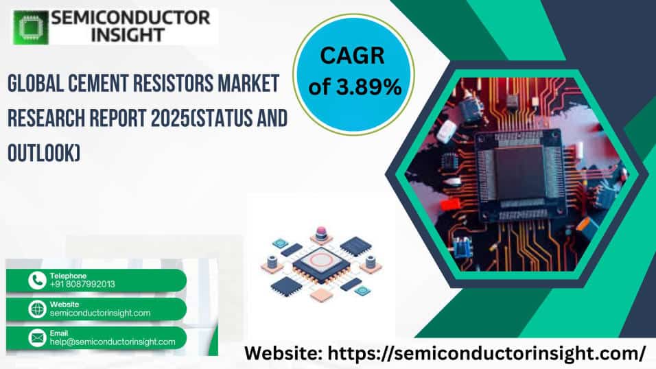 Cement Resistors Market: Global Smart Wearables to Grow at a CAGR of 3.89% Through 2032
