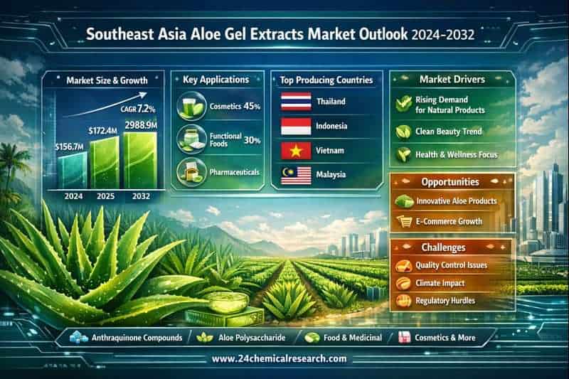 Will the Global Clean Beauty Boom Propel Southeast Asia’s Aloe Gel Extracts Market to 8.9M by 2032?