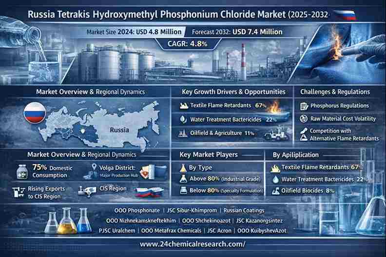 What Drives Russia THPC Market? 4.8% CAGR, Textile Demand to 2032