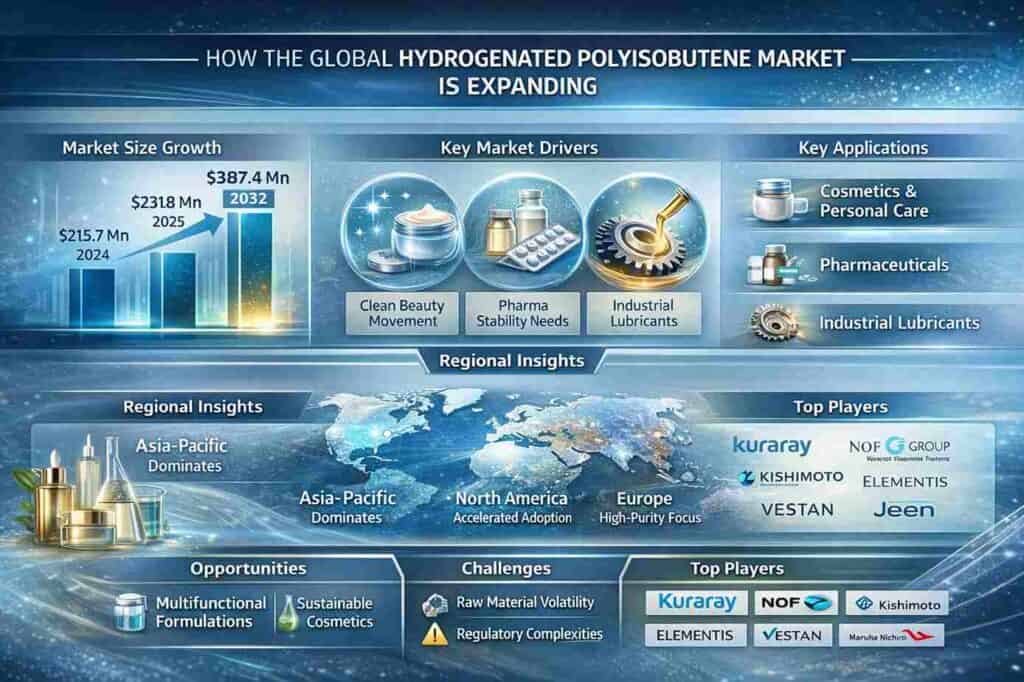 How Global Hydrogenated Polyisobutene market is expanding