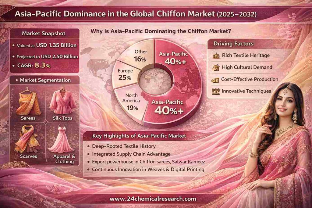 How is Asia-Pacific Dominating the Global Chiffon Market?