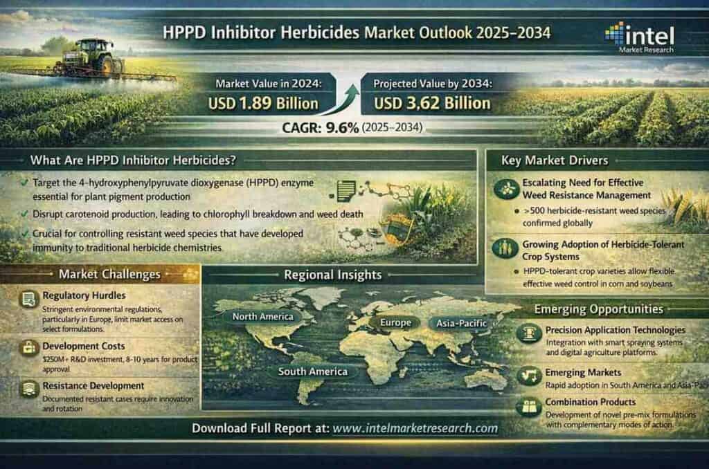 世界のHPPD阻害剤除草剤市場|9.6のCAGR%