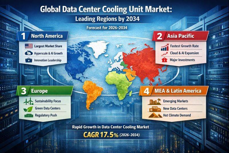 データセンター冷却ユニット市場|17.5年のCAGR%