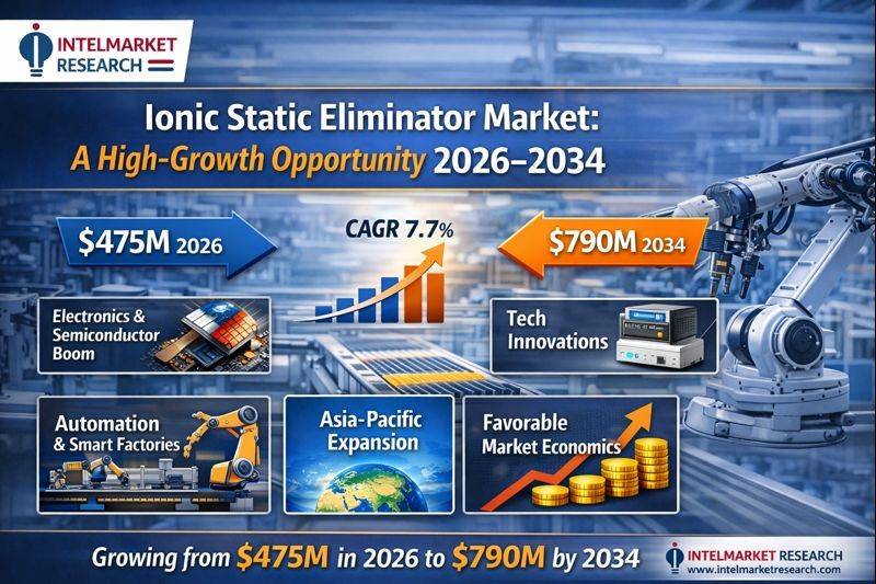 イオン静的エリミネーター市場|7.7のCAGR%