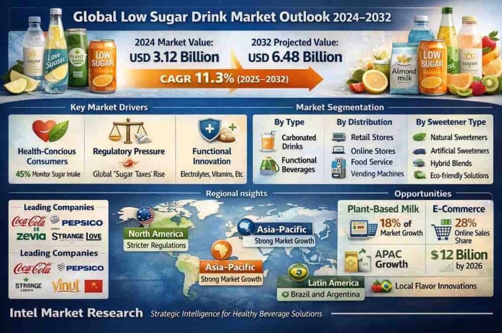 글로벌 저 설탕 음료 시장/연평균 11.3%