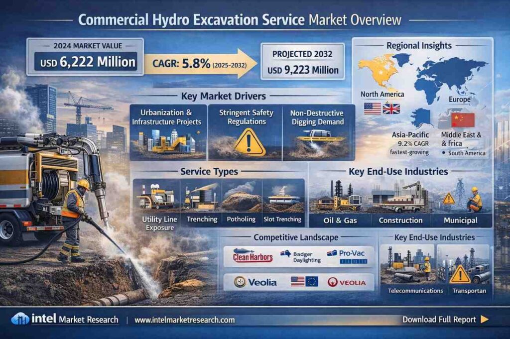 世界の商業水力掘削サービス市場|5.8のCAGR%