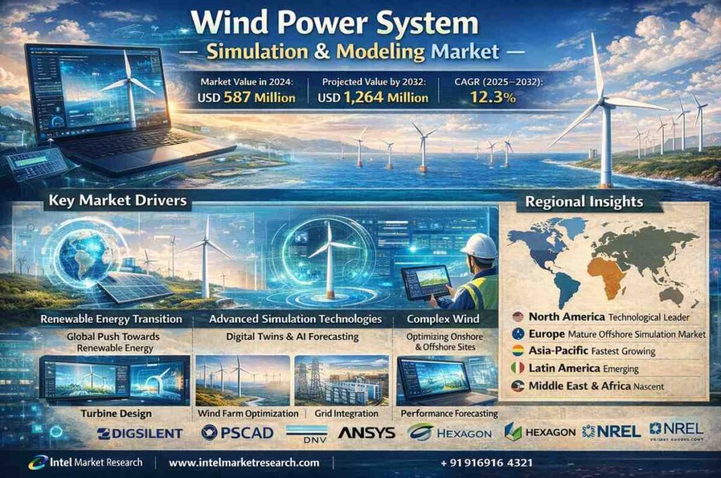 global Wind Power System Simulation and Modeling market |CAGR of 12.3%