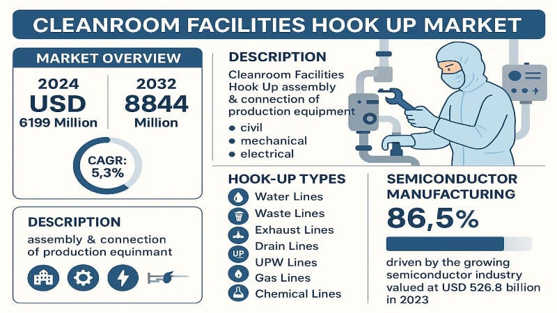 Cleanroom Facilities Hook Up Market: Global Market Size, Growth Drivers, and Forecast 2025–2032
