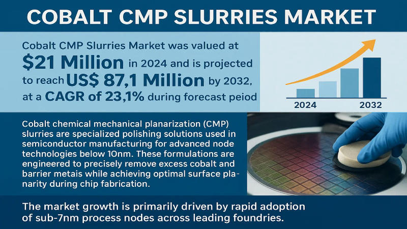 Cobalt CMP Slurries Market: Global Market Size, Growth Drivers, and Forecast 2025–2032