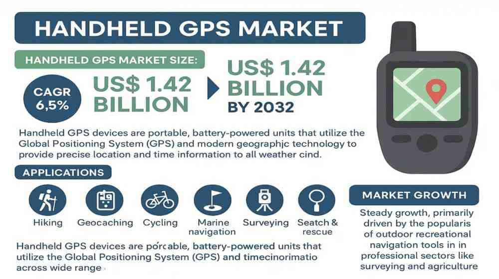 Navigation Demand Drives Handheld GPS Market to USD 2.34 Billion