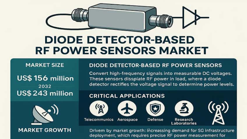 Diode Detector based RF Power Sensors Market: Technological Advancements and Business Strategies 2032
