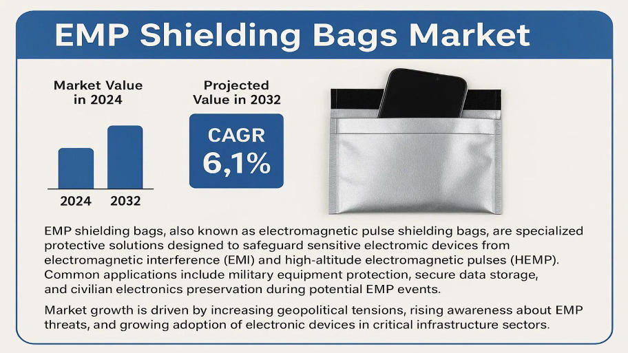 EMP Shielding Bags Market: Global Market Size, Growth Drivers, and Forecast 2025–2032
