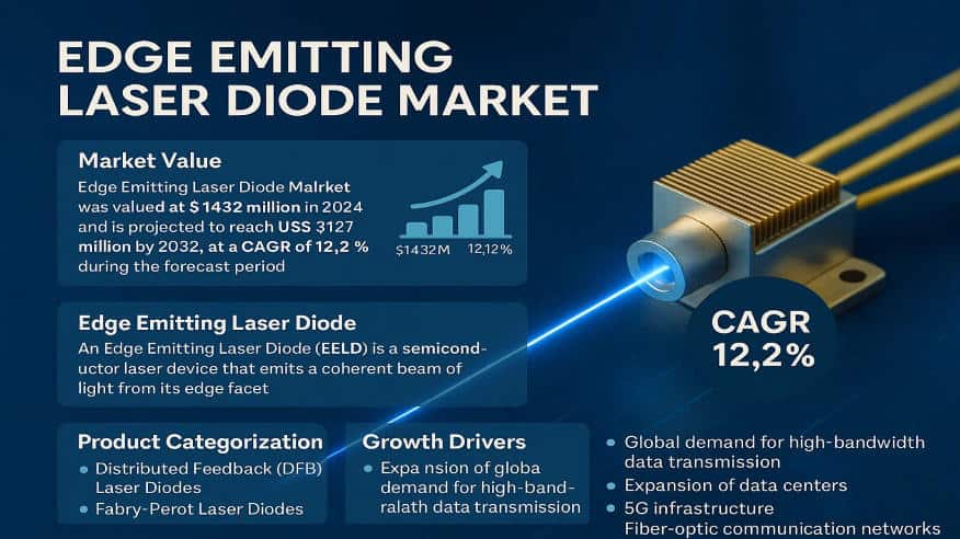 Edge Emitting Laser Diode Market: Innovation Landscape and Technology Outlook 2032