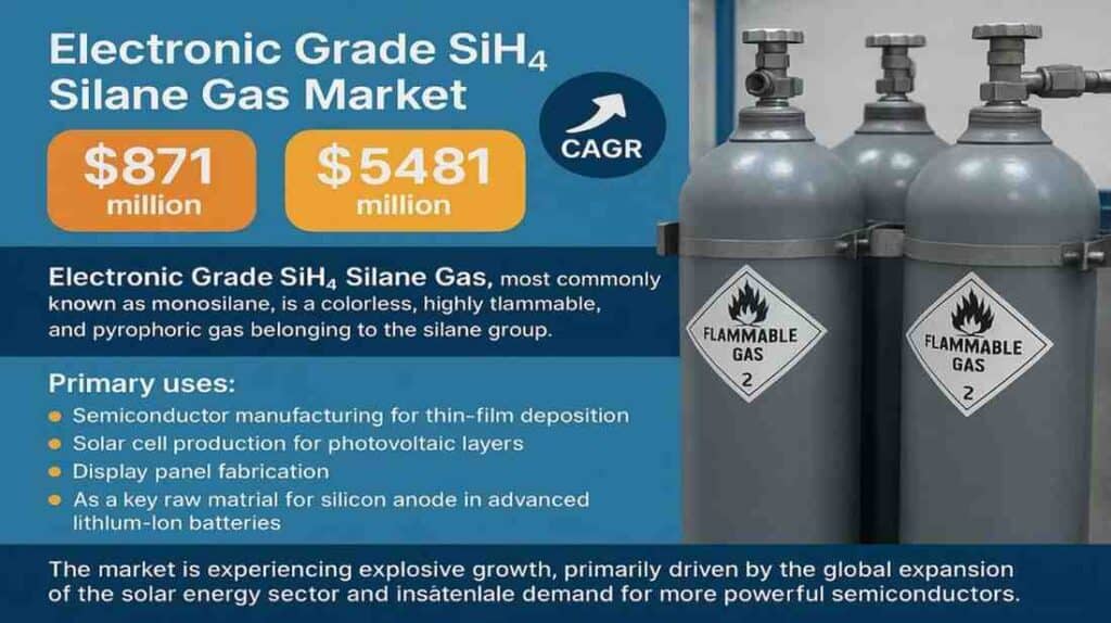 32.5% CAGR Surge: Electronic-Grade SiH₄ Market Set to Hit USD$ 5.48 Billion