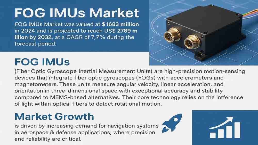 FOG IMUs Market Outlook Highlights USD 2.8 Billion Revenue Potential by 2032