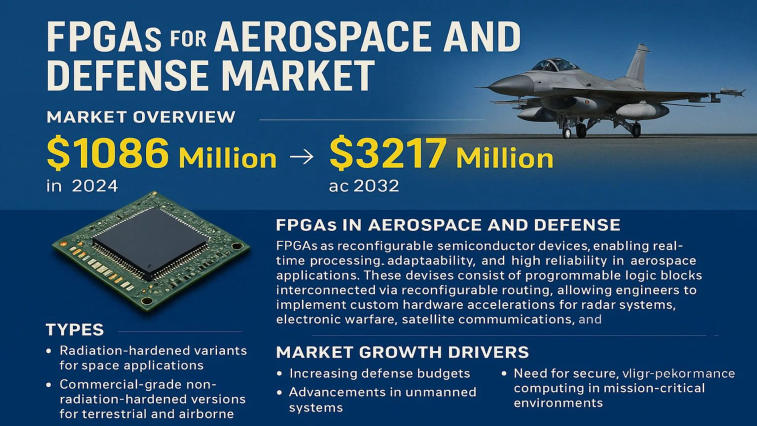 FPGAs for Aerospace and Defense Market: Global Industry Trends, Secure Computing Demand, and Forecast 2025–2032