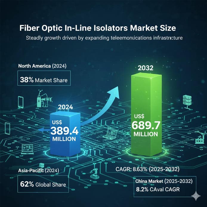 Fiber Optic In-Line Isolators Market: Market Size, Growth Drivers, and Forecast 2025–2032