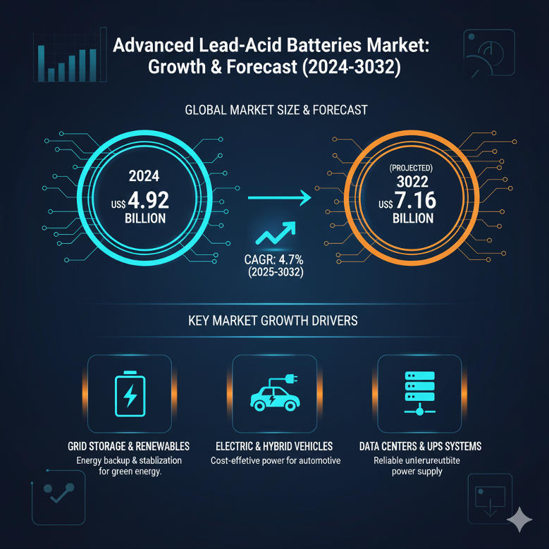 Global Advanced Lead-Acid Batteries Market: Market Size, Growth Drivers, and Forecast 2025–2032