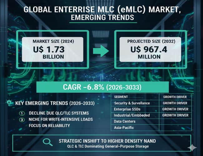 Enterprise eMLC Market 2025: Key Players and Market Size Analysis