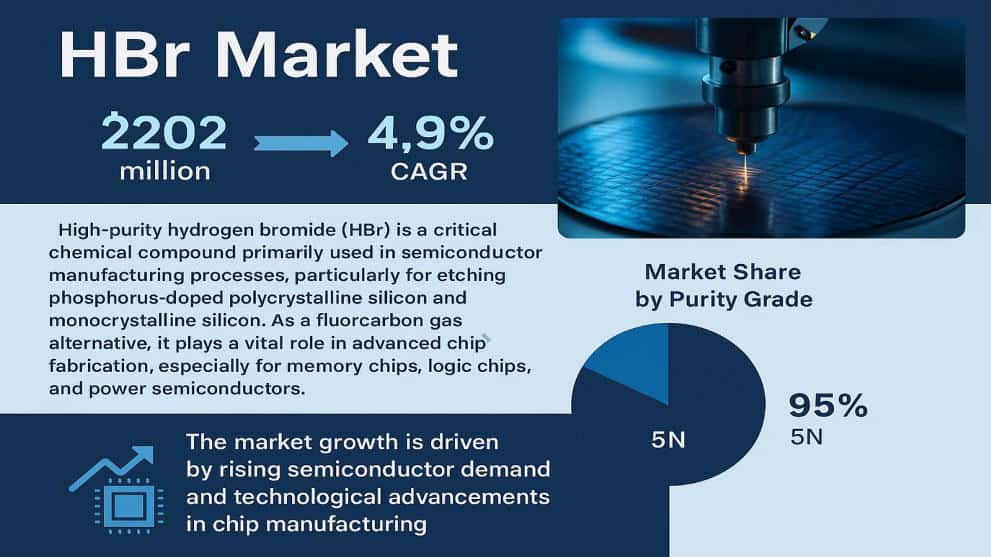 HBr Market: LED Lighting Solutions Expanding at a CAGR of 4.9% Until 2032