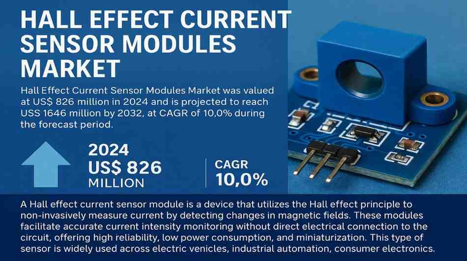 Hall Effect Current Sensor Modules Market Forecast 2024–2032: 10.0% CAGR Driving USD 1.65 Billion