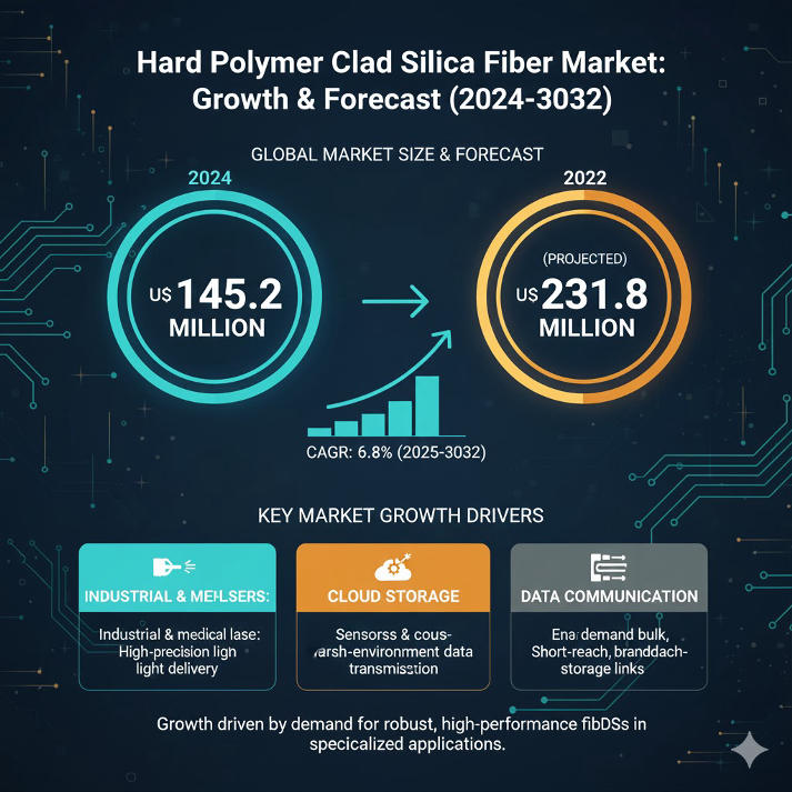 Global Hard Polymer Clad Silica Fiber Market: Market Size, Growth Drivers, and Forecast 2025–2032