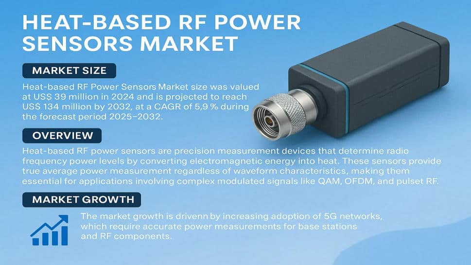 Heat-based RF Power Sensors Market: Global Market Size, Growth Drivers, and Forecast 2025–2032