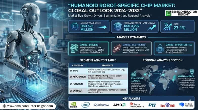 Humanoid Robot-Specific Chip Market: Global Industry Trends, AI Integration, and Forecast 2025–2032