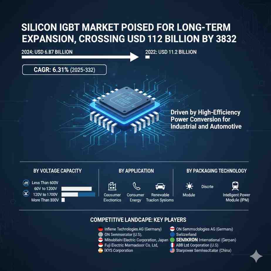 Silicon IGBT Market Poised for Long-Term Expansion, Crossing USD 11.2 Billion by 2033