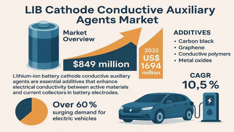 LIB Cathode Conductive Auxiliary Agents Market: Global Market Size, Growth Drivers, and Forecast 2025–2032