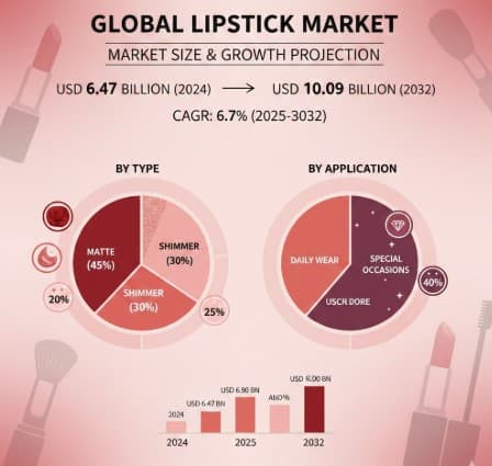Lipstick Market  Analysis, Size, Regional Outlook, Competitive Strategies and Forecast 