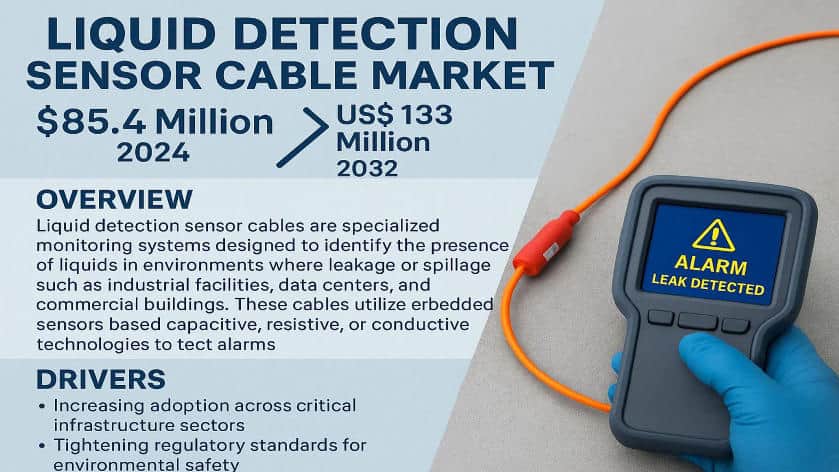 Liquid Detection Sensor Cable Market: Demand Trends, Applications, and Opportunities 2032