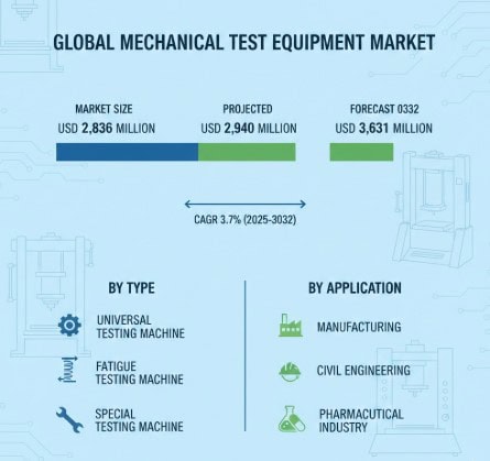 Mechanical Test Equipment Market Future Outlook Backed by 3.7% CAGR (2026–20324)
