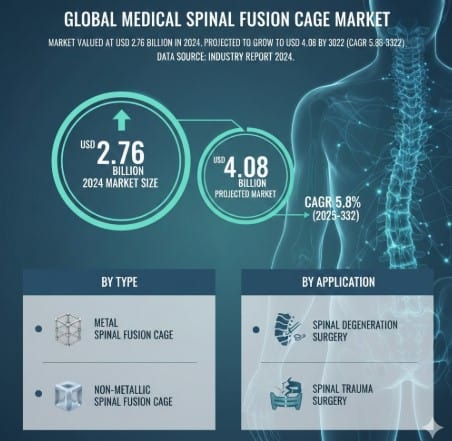Medical Spinal Fusion Cage Market Analysis, Investment Feasibility & Trends Industry Trends and Forecast 
