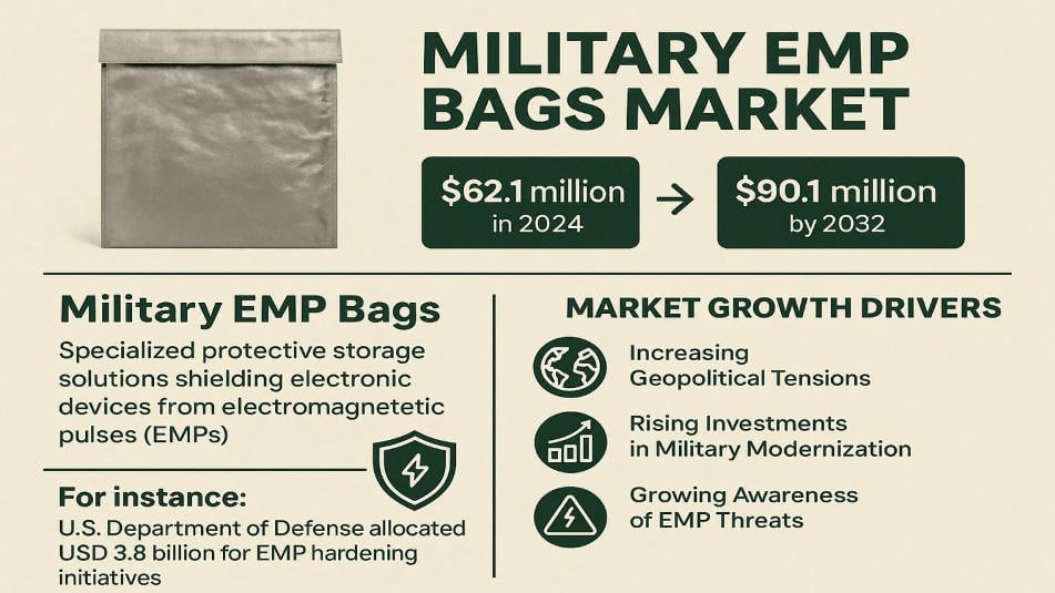 Military EMP Bags Market: Global Market Size, Growth Drivers, and Forecast 2025–2032