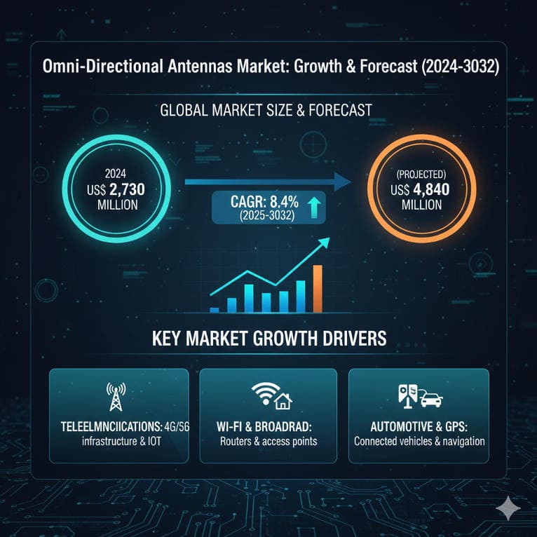 Omni Directional Antennas Market: Global Market Size, Growth Drivers, and Forecast 2025–2032