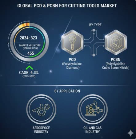 PCD & PCBN for Cutting Tools Market CAGR, Growth, Share, Value, Size, Analysis