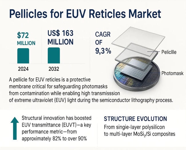 Pellicles for EUV Reticles: What Is the Market Size?