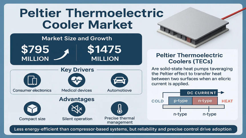 Peltier Thermoelectric Cooler Market: Global Industry Trends, Technology Advancements & Forecast 2025–2032